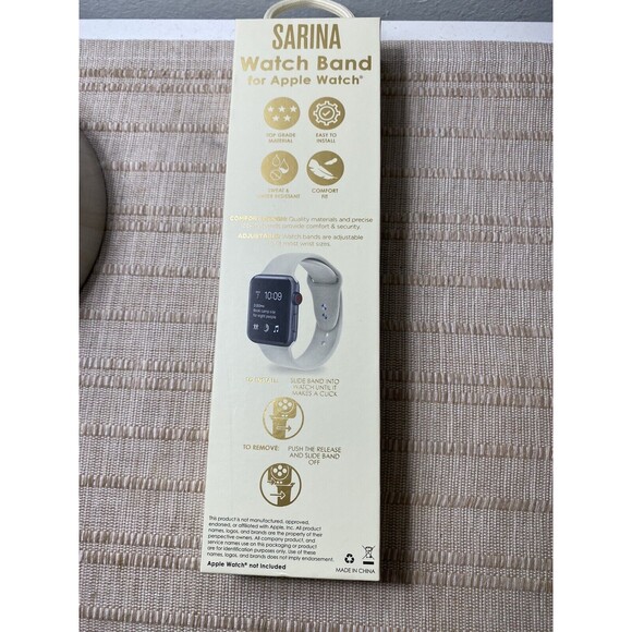 Sarina Watch Band Apple Series 1 -7 Ivory 42 44 45 mm - Picture 3 of 5